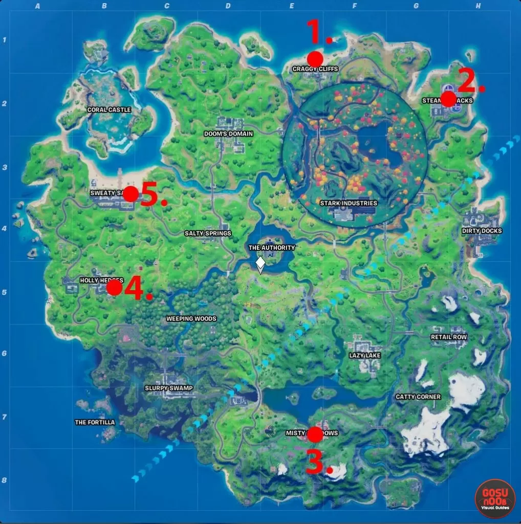 fortnite gnome bomb locations traps secret challenge where to find