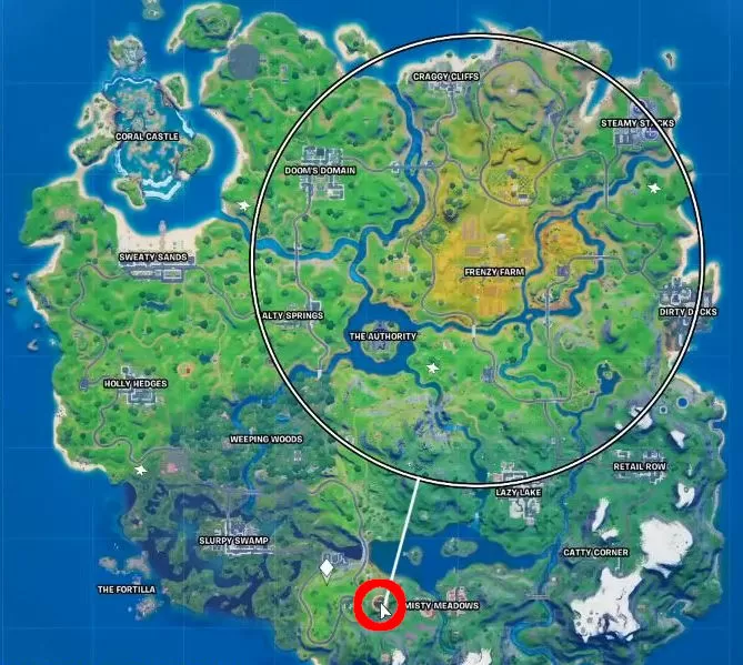 fortnite panther's prowl location