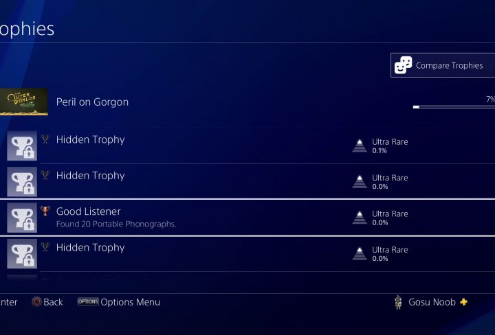 outer worlds peril on gorgon dlc trophies achievements list