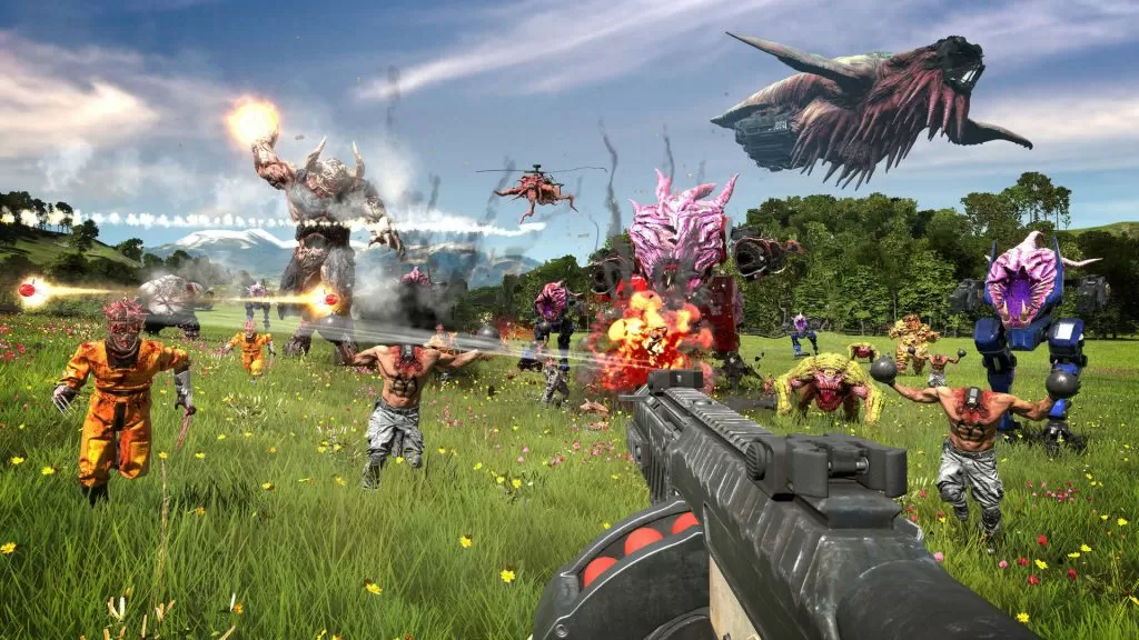 serious sam 4 story trailer is as ridiculous as youd expect