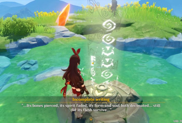 genshin impact incomplete writing geo statues puzzle
