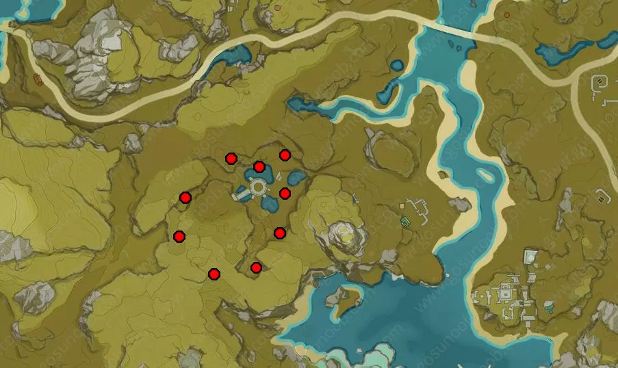 genshin impact open nine pillars locations