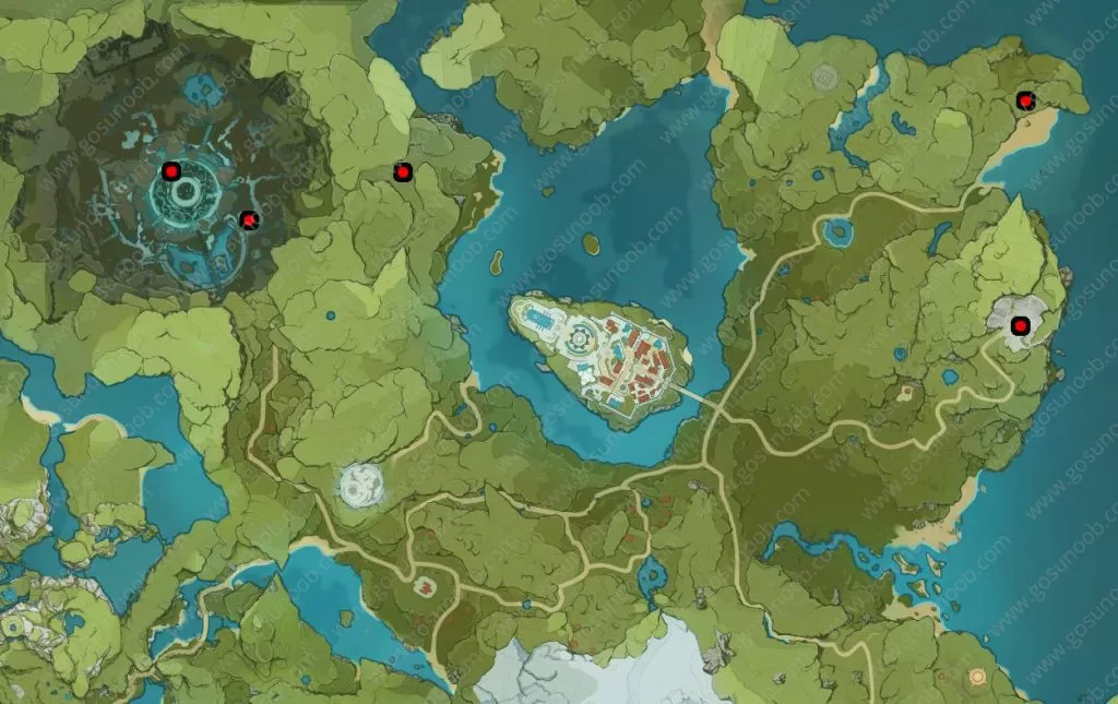 genshin impact ruin guard locations mondstadt