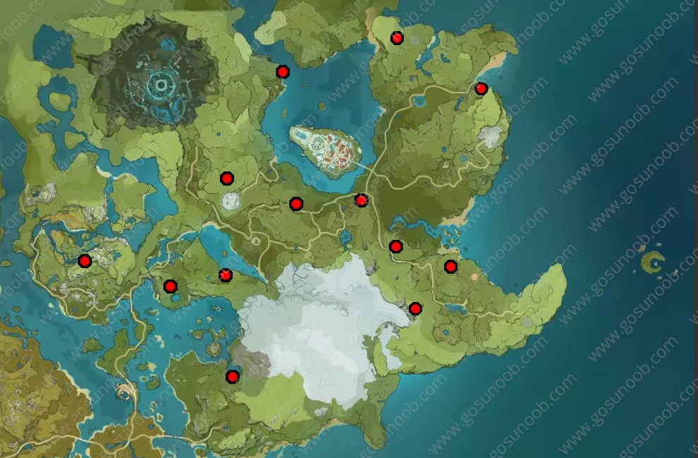 genshin impact shrine of depths locations mondstadt