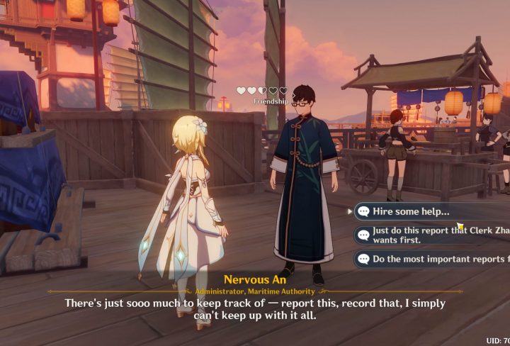 pressing deadlines genshin impact friendship increased answers