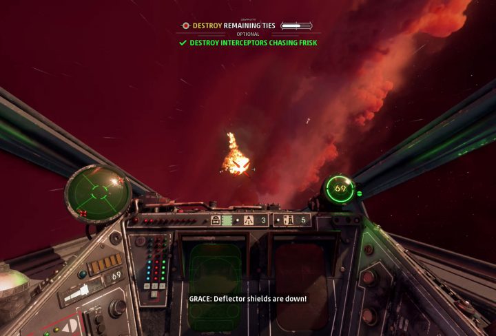 trusty wingmate saved frisk from deadly tail in star wars squadrons