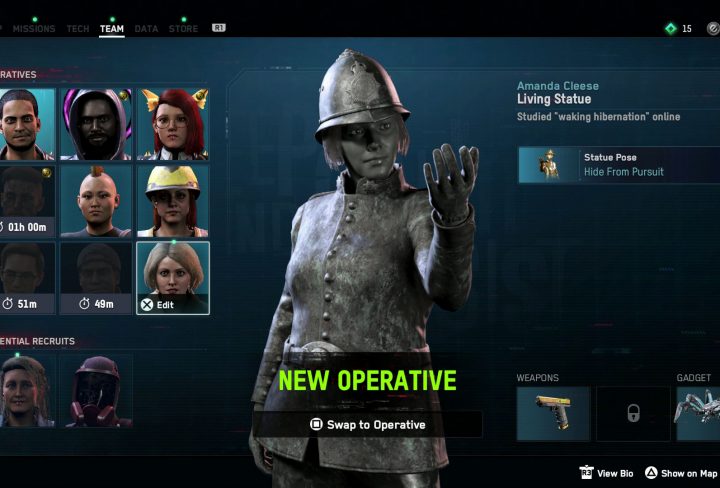 watch dogs legion living statue location you dont see me statue emote