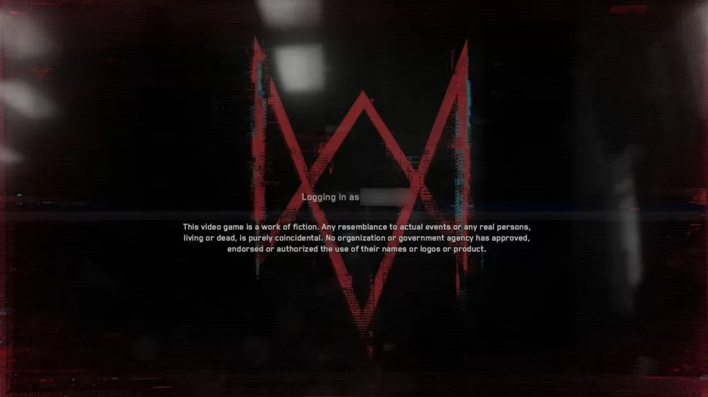 watch dogs legion stuck logging in as at startup screen bug fix