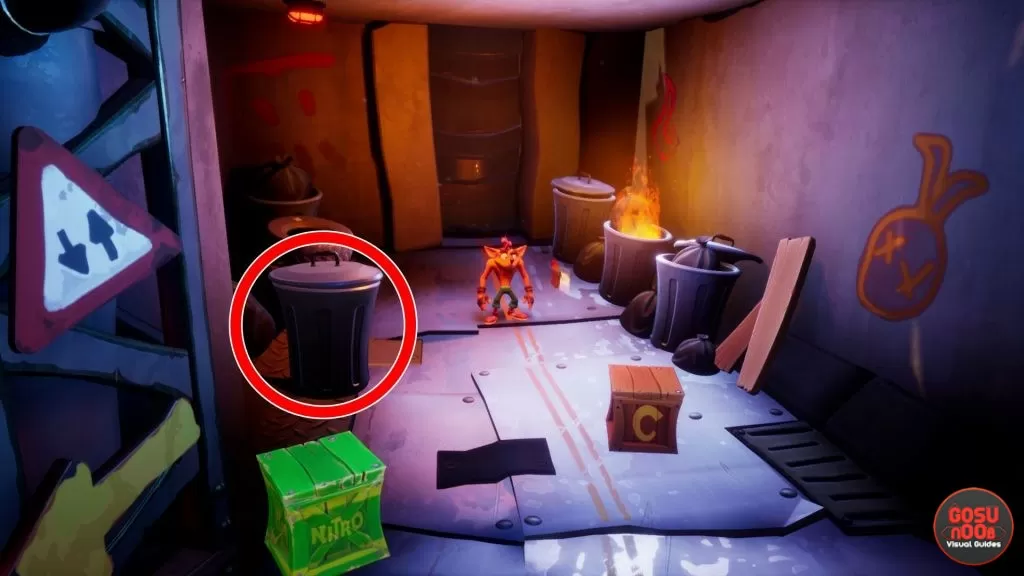 where to find crash bandicoot 4 green gem location