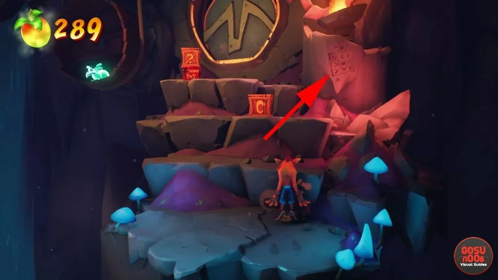 where to find red gem crash bandicoot 4 location