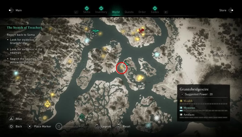 ac valhalla yellow longship location