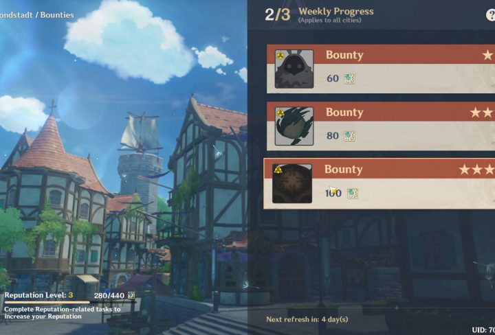 genshin impact bounties location