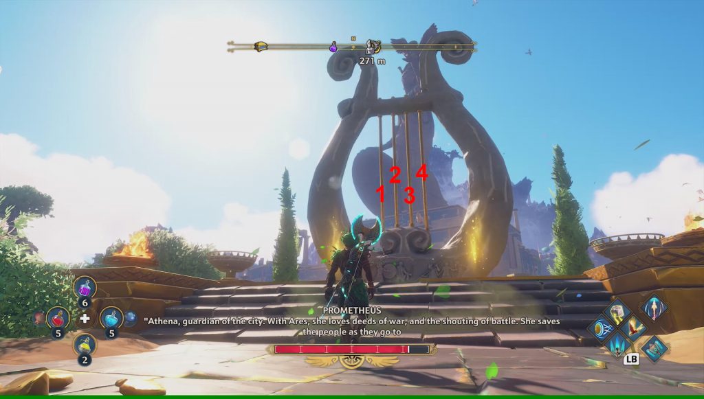 immortals fenyx rising grove of kleos lyre myth challenge puzzle solutions