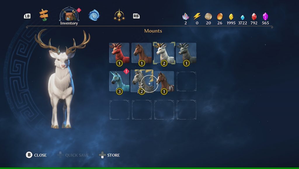 immortals fenyx rising mount locations all tameable animals