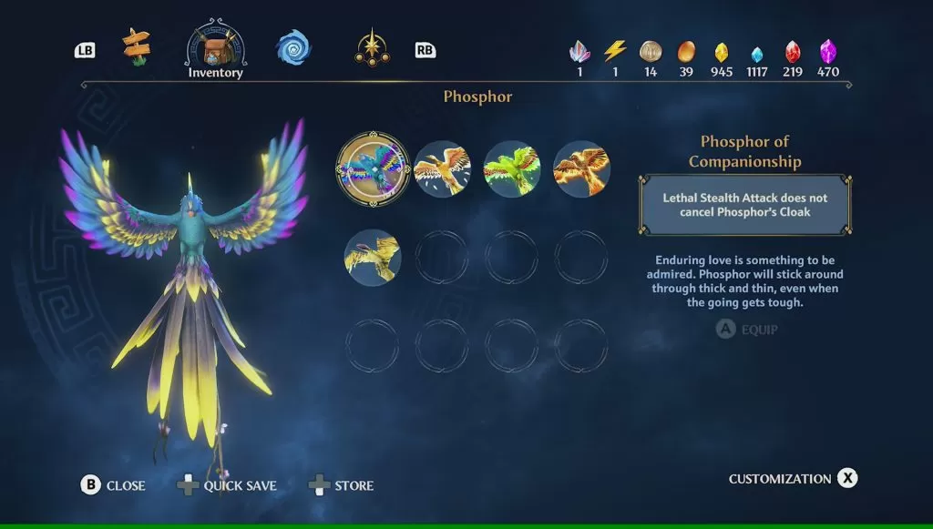 immortals fenyx rising phosphor skin skill locations