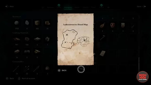 ledecestrescire hoard treasure map in ac valhalla