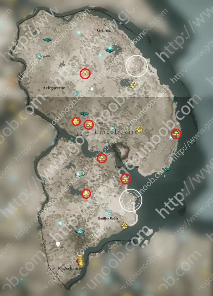 lincolnscire nickel ingot locations