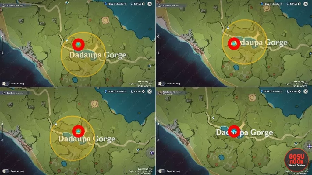 sword cemetery dadaupa gorge genshin impact bounties locations