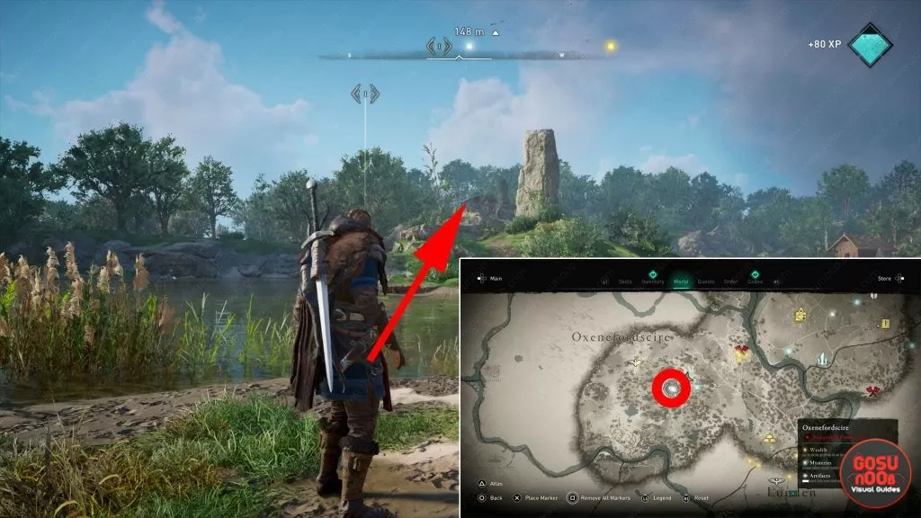 where to find oxenefordscire lake cursed symbol ac valhalla