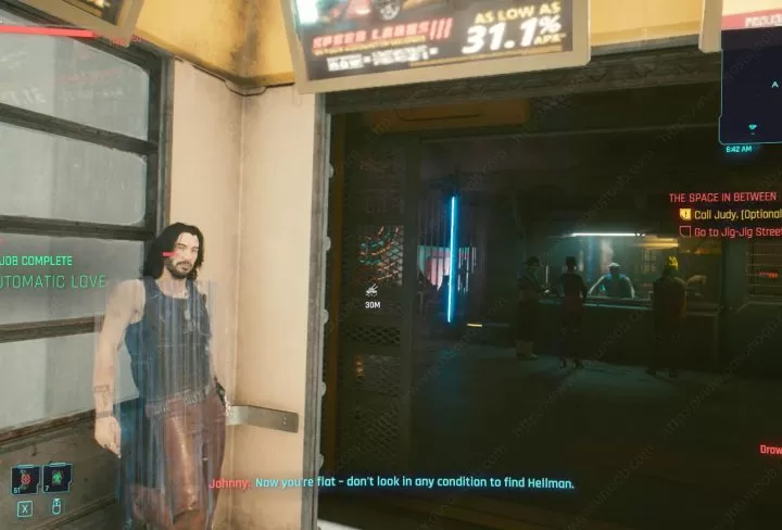 Cyberpunk 2077 Tapeworm Talk to Johnny Bug Fix