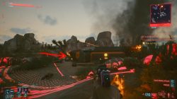 cyberpunk 2077 life during wartime take out the turret