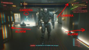cyberpunk 2077 scan apartment security system