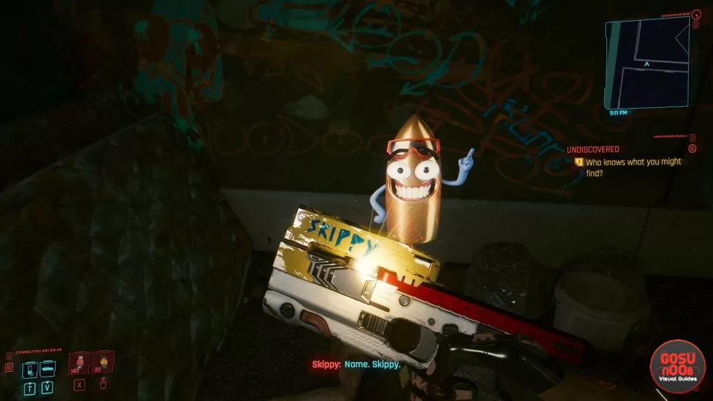 cyberpunk 2077 skippy pistol location