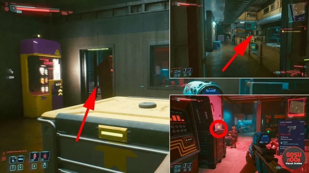 full disclosure find sandras databank location cyberpunk 2077