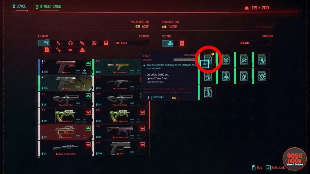 how to retrieve cyberpunk 2077 ping quickhack the gift mission