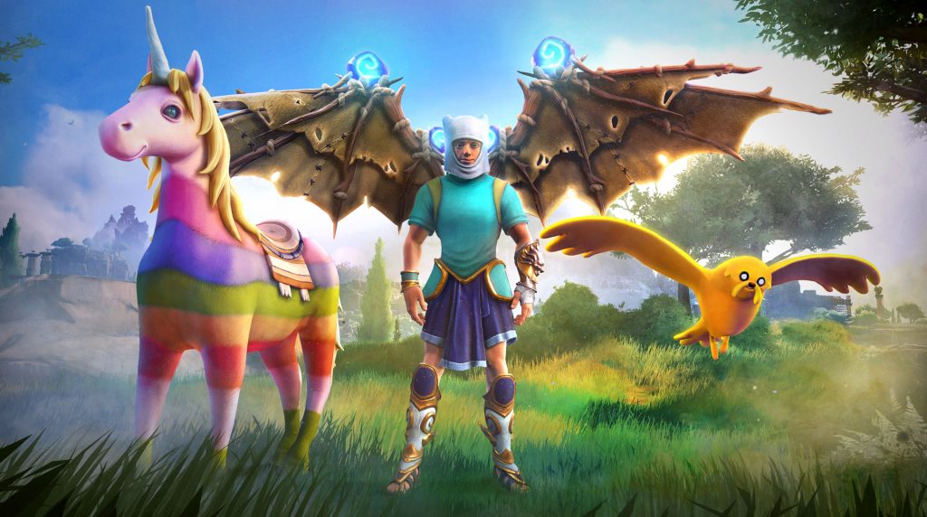 immortals fenyx rising adventure time character pack unveiled