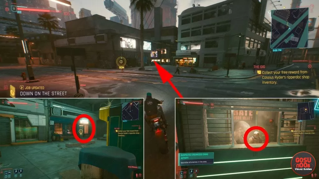 smart weapon targeting system cyberware free reward the gig cyberpunk 2077