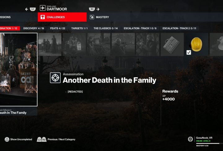another death in the family hitman 3 trophy