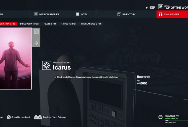hitman 3 icarus challenge