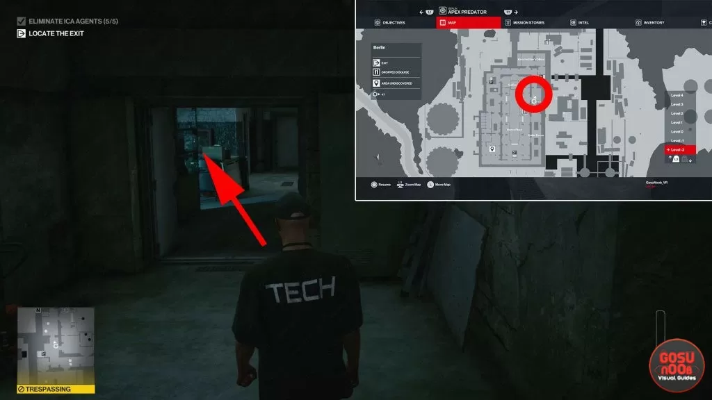 how to destroy video surveillance evidence hitman 3 berlin security room