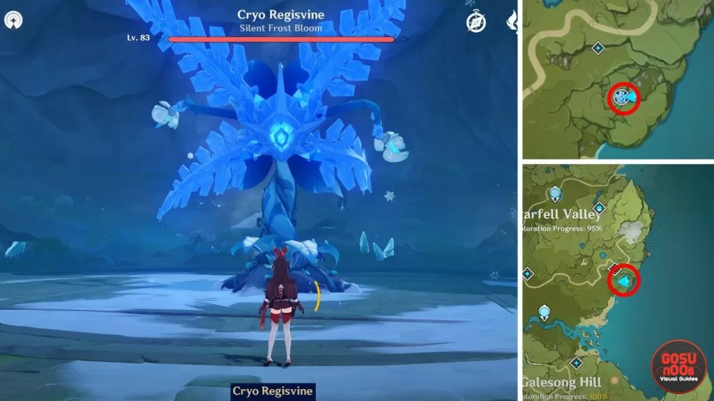 cryo regisvine genshin impact where to find blue creatures camera event