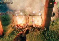 valheim how to cook meat & start fire on cooking station