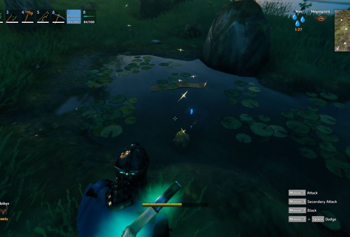 valheim how to destroy buildings & items