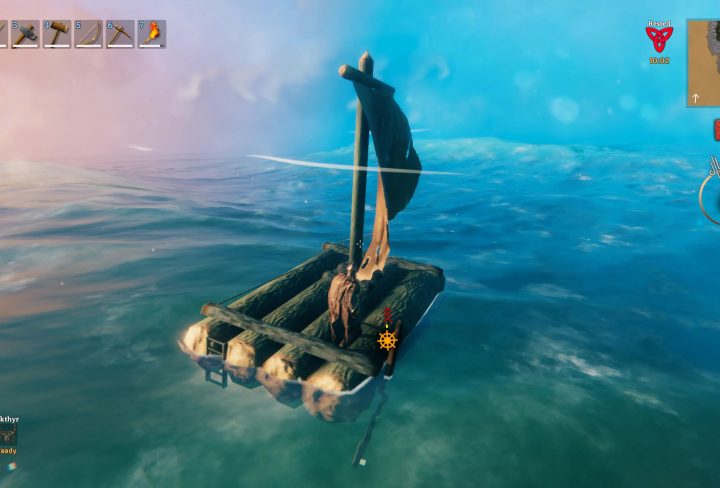 valheim raft controls and how to sail in valheim