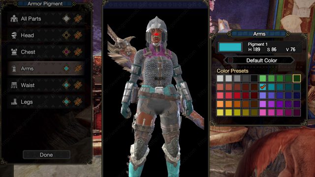 Monster Hunter Rise Change Armor Color