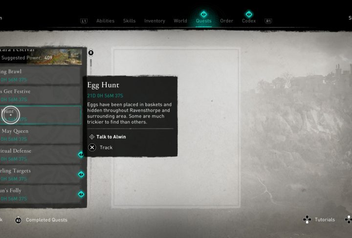 egg hunt riddle solution ac valhalla ostara festival