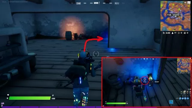 fortnite gold artifacts locations spire
