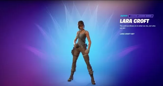 fortnite lara croft skin season 6