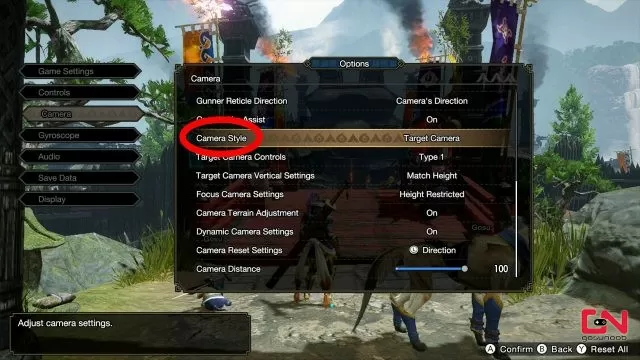 how to lock on target in monster hunter rise