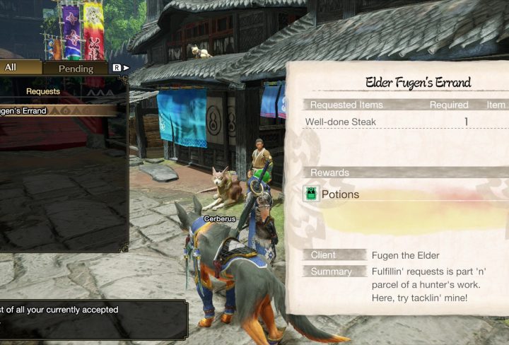 monster hunter rise well done steak request how to cook