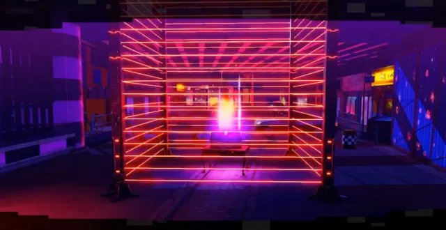 persona 5 strikers miyamae park treasure chest behind lasers