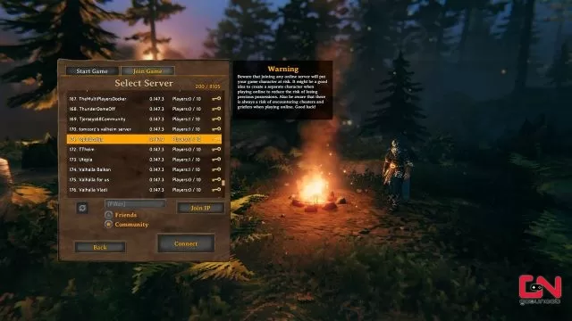 valheim join friends server & game