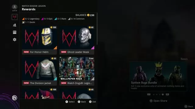 watch dogs legion how to redeem club rewards