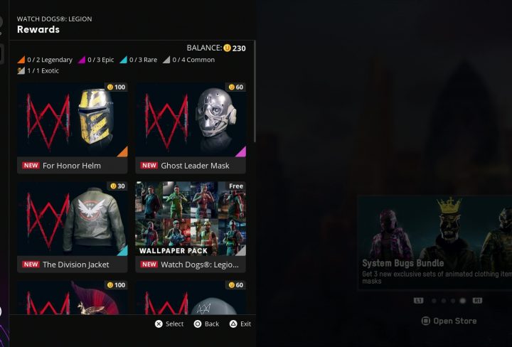 watch dogs legion how to redeem club rewards