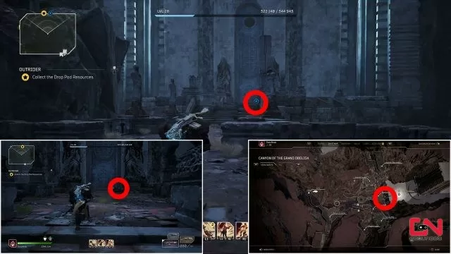 all outriders stone pillar secret side quest locations