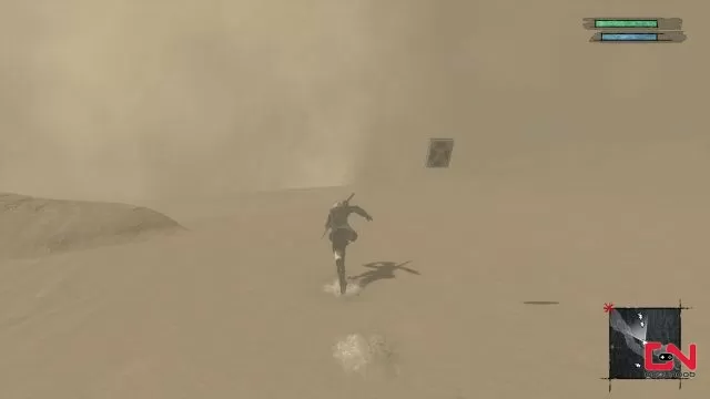 desert sandstorm too intense to go any further nier replicant